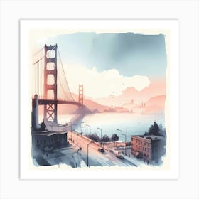 Golden Gate Bridge Art Print