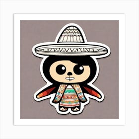 Mexican Girl 15 Art Print