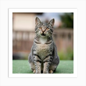 Cat Stock Videos & Royalty-Free Footage Art Print