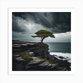 Lone Tree 1 Art Print