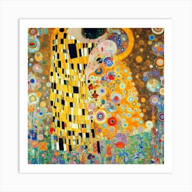 Kiss By Gustav Klimt 3 Art Print