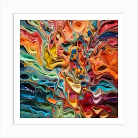 Abstract Painting 89 Art Print