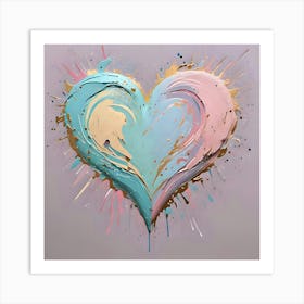 Heart Of Gold 2 Art Print