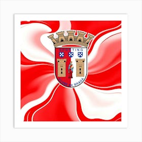 S.C. Braga Logo Wall Art 1 Art Print