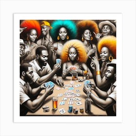 'Playing Cards' Art Print