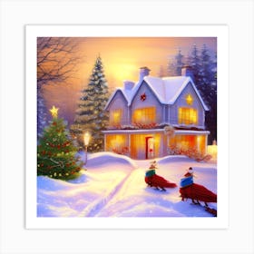 Christmas Eve Art Print