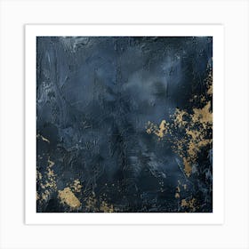 Black And Gold 10 Art Print