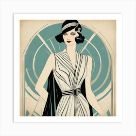 Art Deco 13 Art Print