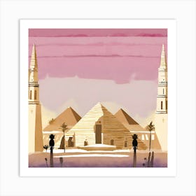 Egyptian Pyramids 1 Art Print