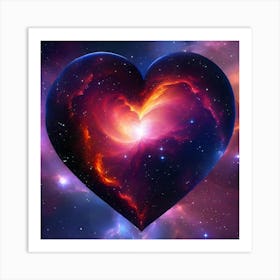 Heart Of Space 1 Art Print