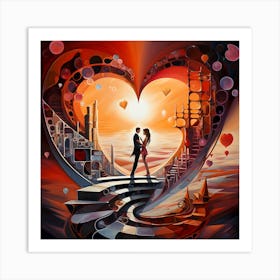 Lovers By Csaba Fikker 49 Art Print