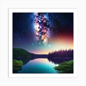 Milky Way 51 Art Print