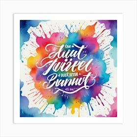 Calligraphy 6 Art Print