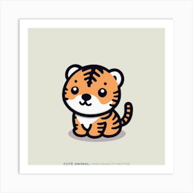 Cute Tiger 2 Poster