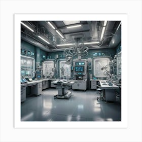 Futuristic Medical Room 1 Art Print