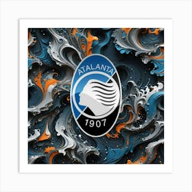 Atalanta BC Logo Wall Art 21 Art Print