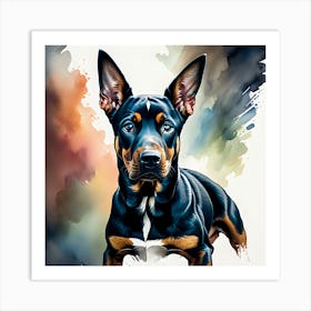 Doberman Pinscher Art Print