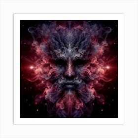 Smoke Art Art Print