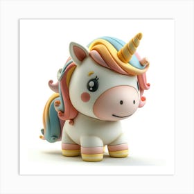 Unicorn Figurine 100 Art Print