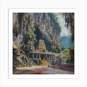 Batu Cave Temple Art Print