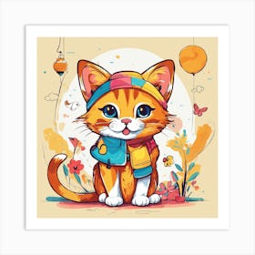 Kitty Cat 2 Art Print