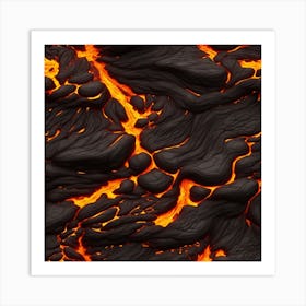 Lava Flow 10 Art Print