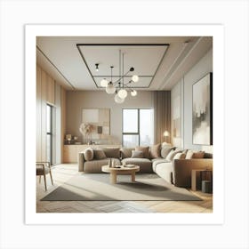 Modern Living Room 46 Art Print