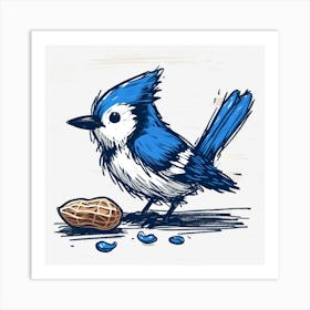 Bluejay ~Reimagined 11 Art Print