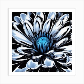 Blue Flower 1 Art Print