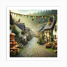 Old German Village Art Print