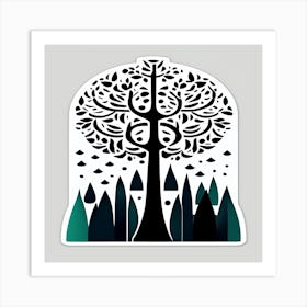 Tree Of Life - Sticker Art Print