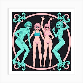 Sexy Girls 10 Art Print