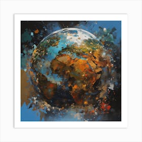 The Blue marble Art Print