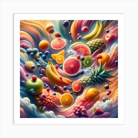 Fruit Fantasia Art Print