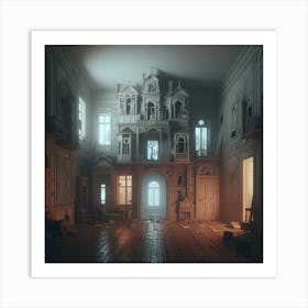 Haunted House Art Print