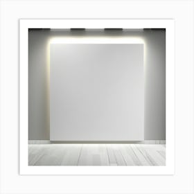 Blank Canvas Wall Art Print