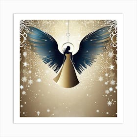 Angel With Wings 1 Art Print