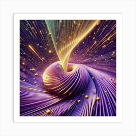 Abstract Spiral Art Art Print