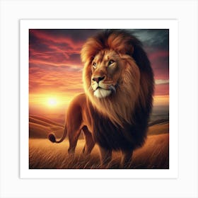 Lion king Art Print