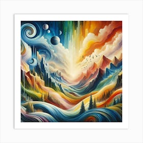 Dreamscape 1 Art Print