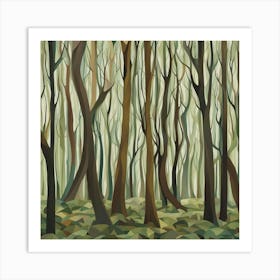 Forest Of Trees Art Print