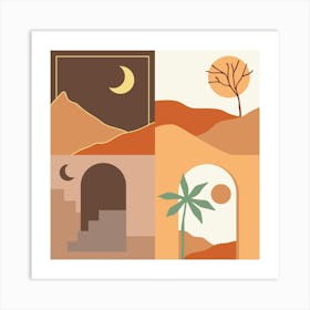 Desert Landscape Art Print