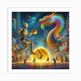 Basketball Game 1 Art Print