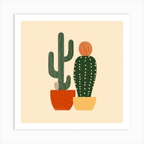 Cactus Illustration Art 12 Art Print