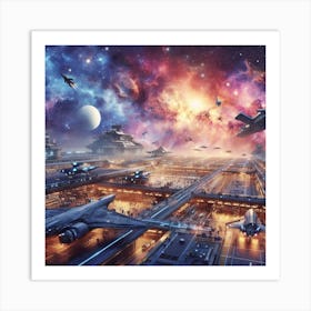 Space City 1 Art Print