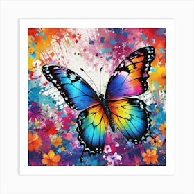 Colorful Butterfly 64 Art Print