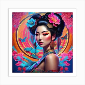 Geisha 169 Art Print