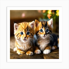 Cute Kittens Art Print