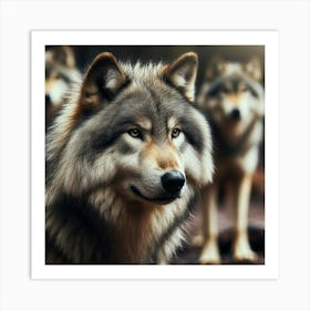 Luno the wolf 4 Art Print