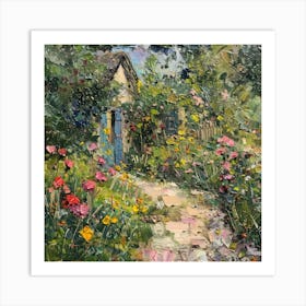 Flower Symphony Botanical Garden 1 Art Print